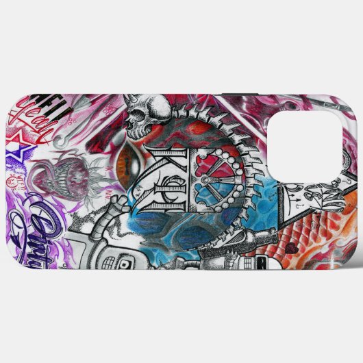 Mad mix Case-Mate iPhone case (Achterkant (horizontaal))