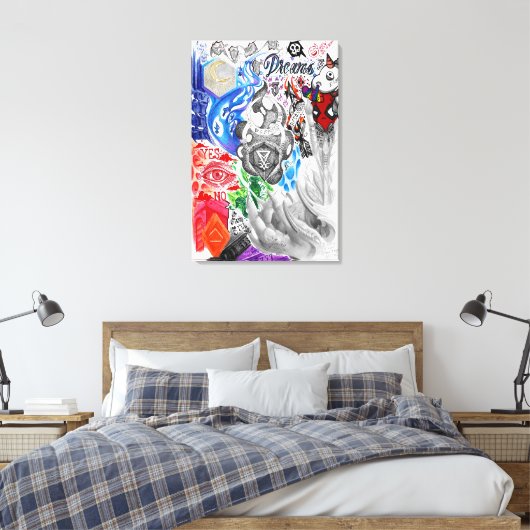 Mad Mix Vol.2 Canvas Afdruk (Insitu (Slaapkamer))