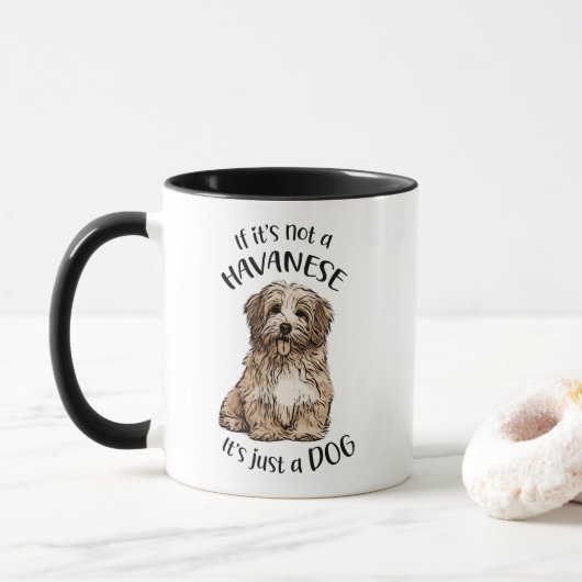 Mad over Havanese Mok (Met donut)