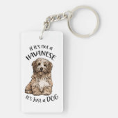 Mad over Havanese Sleutelhanger (achterkant)
