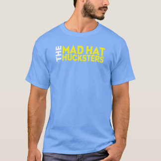 Mad Pet Hucksters Live Logo op Blue Mannen T-Shirt