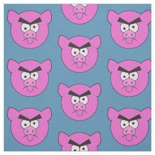 Mad Pig aangepaste kleurenstructuur Stof