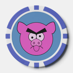 Mad Pig poker chips