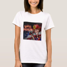 MAD Poker pompier Pazzo T-shirt femme