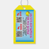 MAD QUACKER DUCKING LABEL CADEAULABEL (Achterkant)