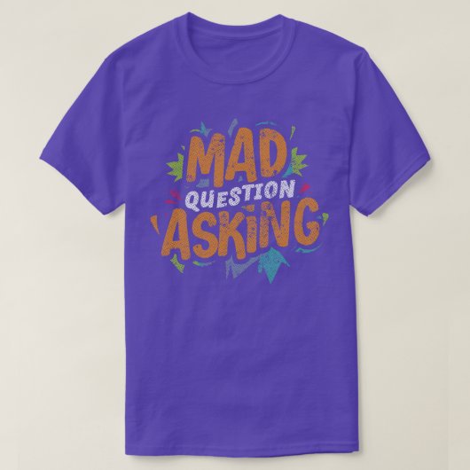 Mad Question vraagt Biggie-teksten T-shirt (Design voorkant)