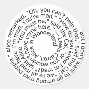 Mad quote stickers