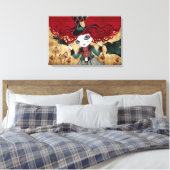 Mad Riddle Wrapped Canvas Afdruk (Insitu (Slaapkamer))