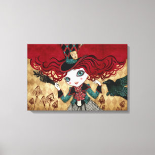 Mad Riddle Wrapped Canvas Afdruk