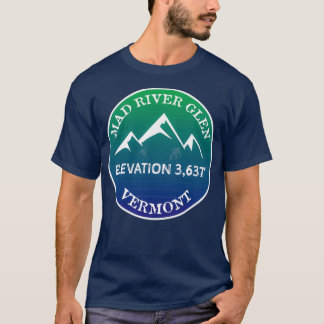 Mad River Glen Mountain Vermont Ski Resort Area Sn T-shirt
