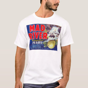 Mad River Pars -  etiket op fruitkratten T-shirt