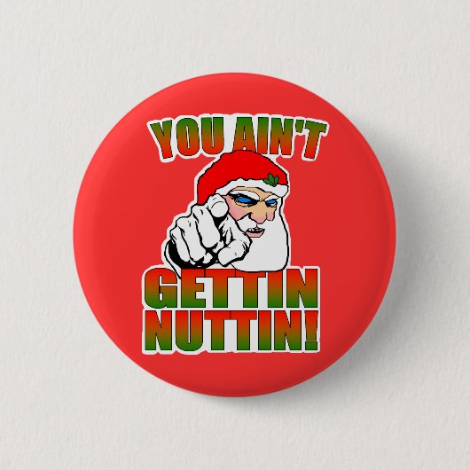 Mad Santa Button (Voorkant)