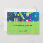 Mad Science Anniversaire Carte de remerciements (Dos)