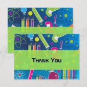 Mad Science Anniversaire Carte de remerciements (Devant / Derrière)