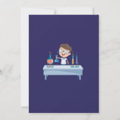 Mad Science Anniversaire Fête Invitation (Dos)