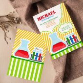 Mad Science Anniversaire Fête Invitation