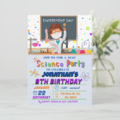 Mad Science Anniversaire Fête Invitation pour garç (Debout devant)