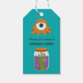 Mad Science Birthday Party Guest Favor Cadeaulabel (Voorkant)