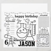 Mad Science Locations, Mad Science birthday games (Voorkant / Achterkant)