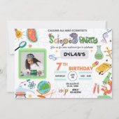 Mad Science Party, scientifique Invitation d'anniv (Devant)