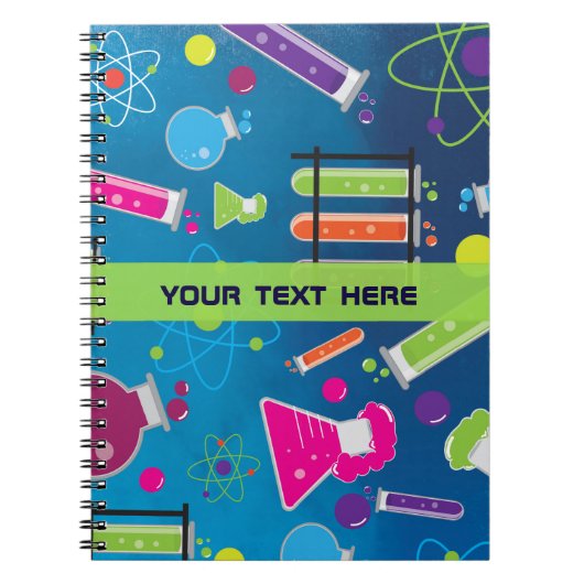 Mad Science Scientist Custom Journal Notitieboek (Voorkant)
