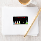 Mad Science verjaardagsfeestje Adresetiketten Etiket (Insitu)