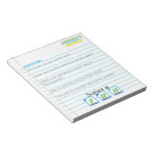 Mad Scientifique Anniversaire Carnet papier jeu (Incliné)