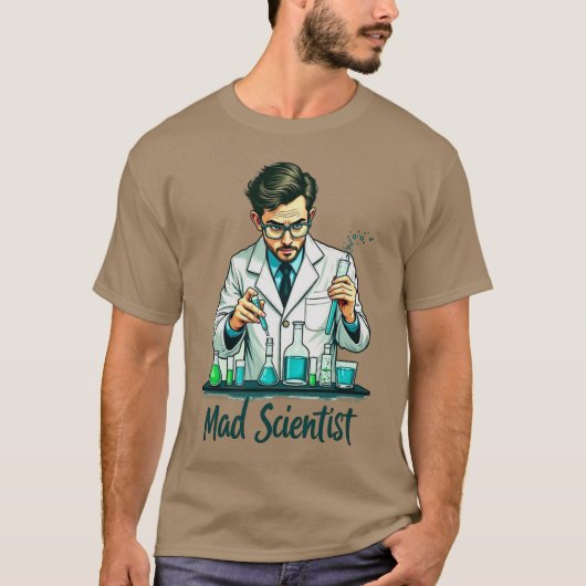  Mad Scientist Art. T-shirt (Voorkant)