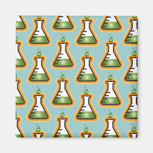 Mad Scientist Beakers Magneet (Voorkant)