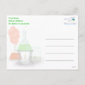 Mad Scientist Bedankt Briefkaart (Achterkant)