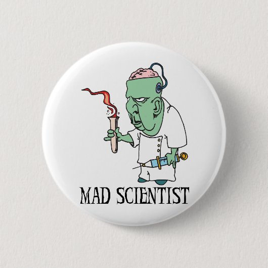 Mad Scientist Button (Voorkant)