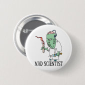 Mad Scientist Button (Voorkant /achterkant)