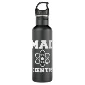 Mad Scientist Costume Nerd Chemistry Funny Science Waterfles (Voorkant)