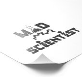 Mad Scientist Electric Science Beaker Foto Afdruk (Hoek)