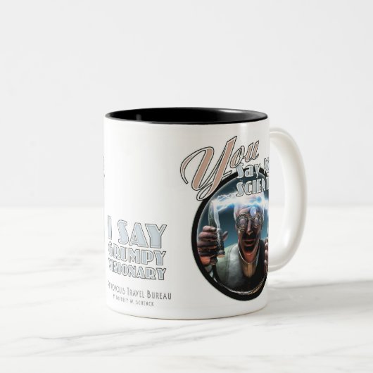 Mad Scientist/Grumpy Visionary Mok (Voorkant rechts)