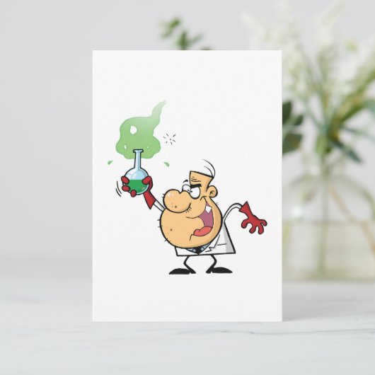 Mad Scientist invitations (Debout devant)