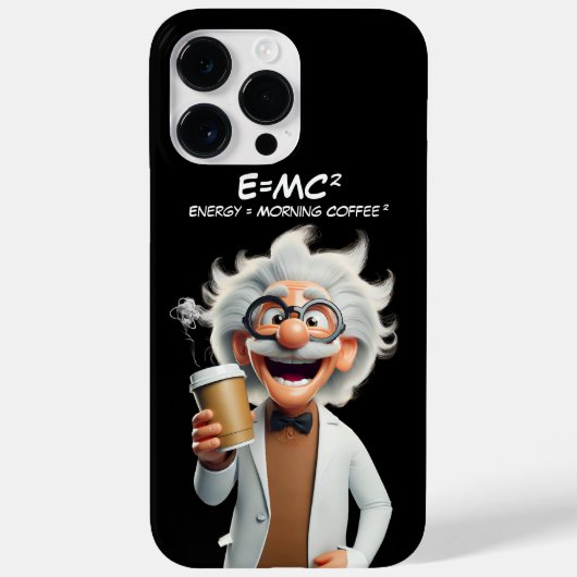 Mad Scientist Koffie Case-Mate iPhone Case (Achterkant)