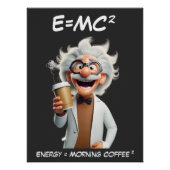 Mad Scientist Koffie Perfect Poster (Voorkant)