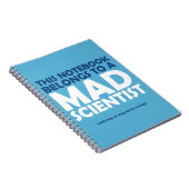 Mad Scientist Notebook Notitieboek (Rechterzijde)