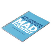 Mad Scientist Notebook Notitieboek (Linkerzijde)