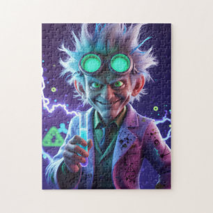 Mad Scientist Puzzel - Humoristische Lab Jigsaw