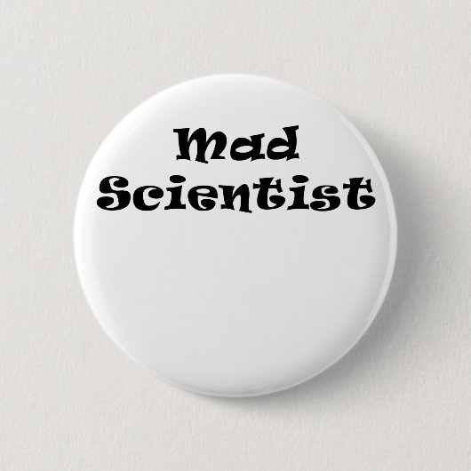Mad Scientist Ronde Button 5,7 Cm (Voorkant)