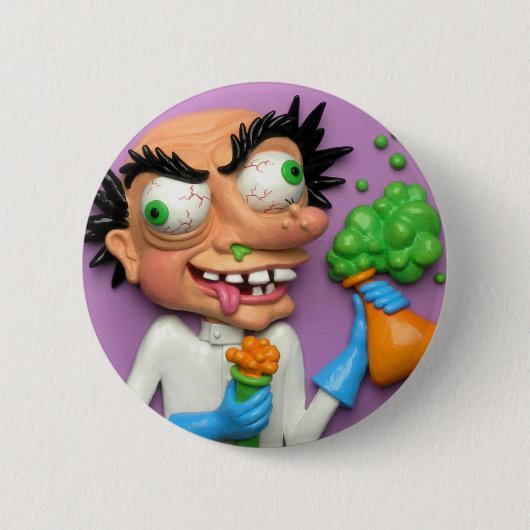 Mad Scientist Ronde Button 5,7 Cm (Voorkant)