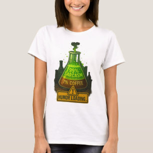 Mad Scientist Sarcasme Beker Shirt – Humor laden