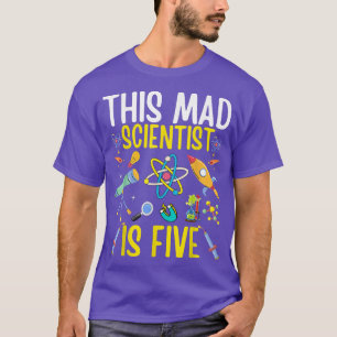 Mad Scientist Tshirt Kids Science Chimie Naissance