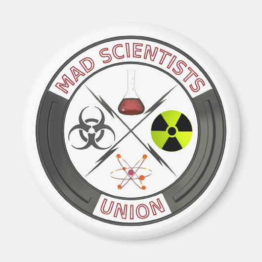 Mad Scientist Union Magneet (Voorkant)