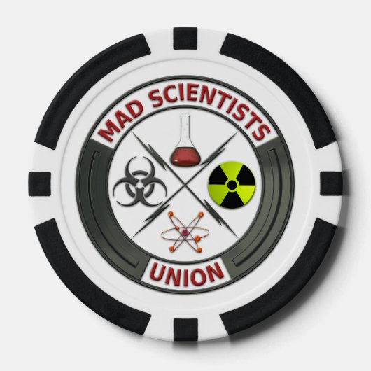Mad Scientist Union Pokerchips (Voorkant)