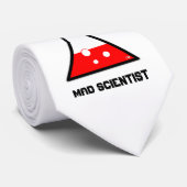 Mad Scientist White Stropdas (Opgerold)