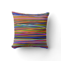 Mad Stripes - Outdoor Accent Pillow