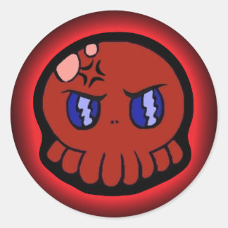 Mad Tako-Chan Ronde Sticker